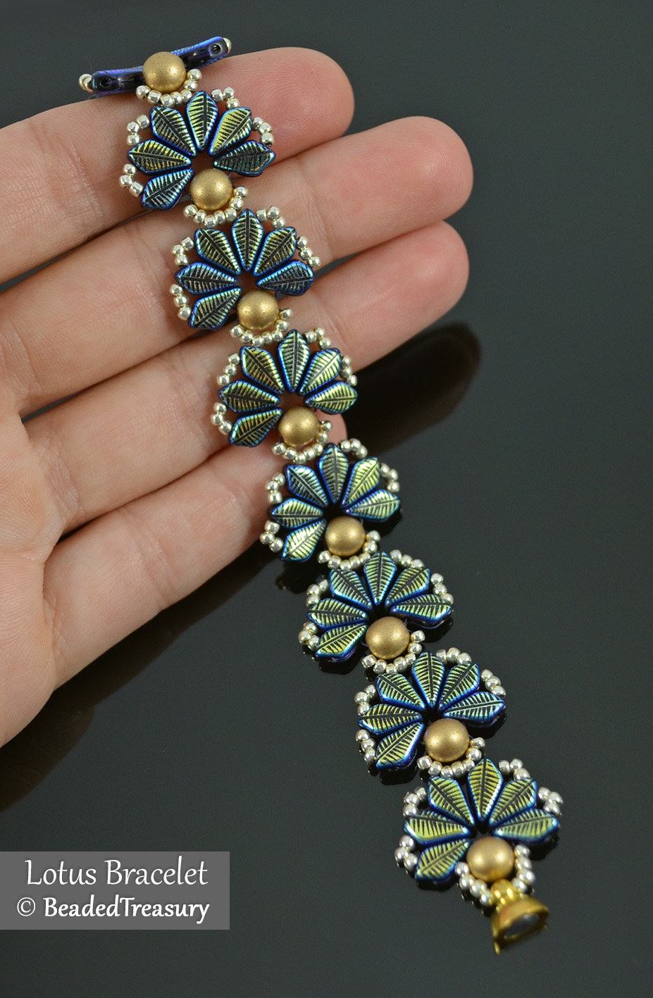 LOTUS BRACELET - Beading Tutorial