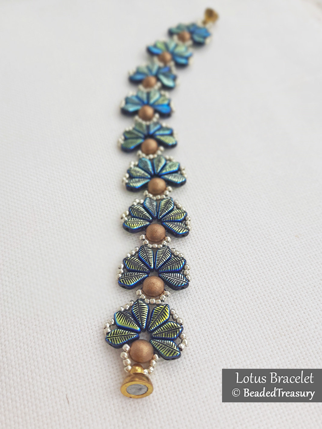 LOTUS BRACELET - Beading Tutorial